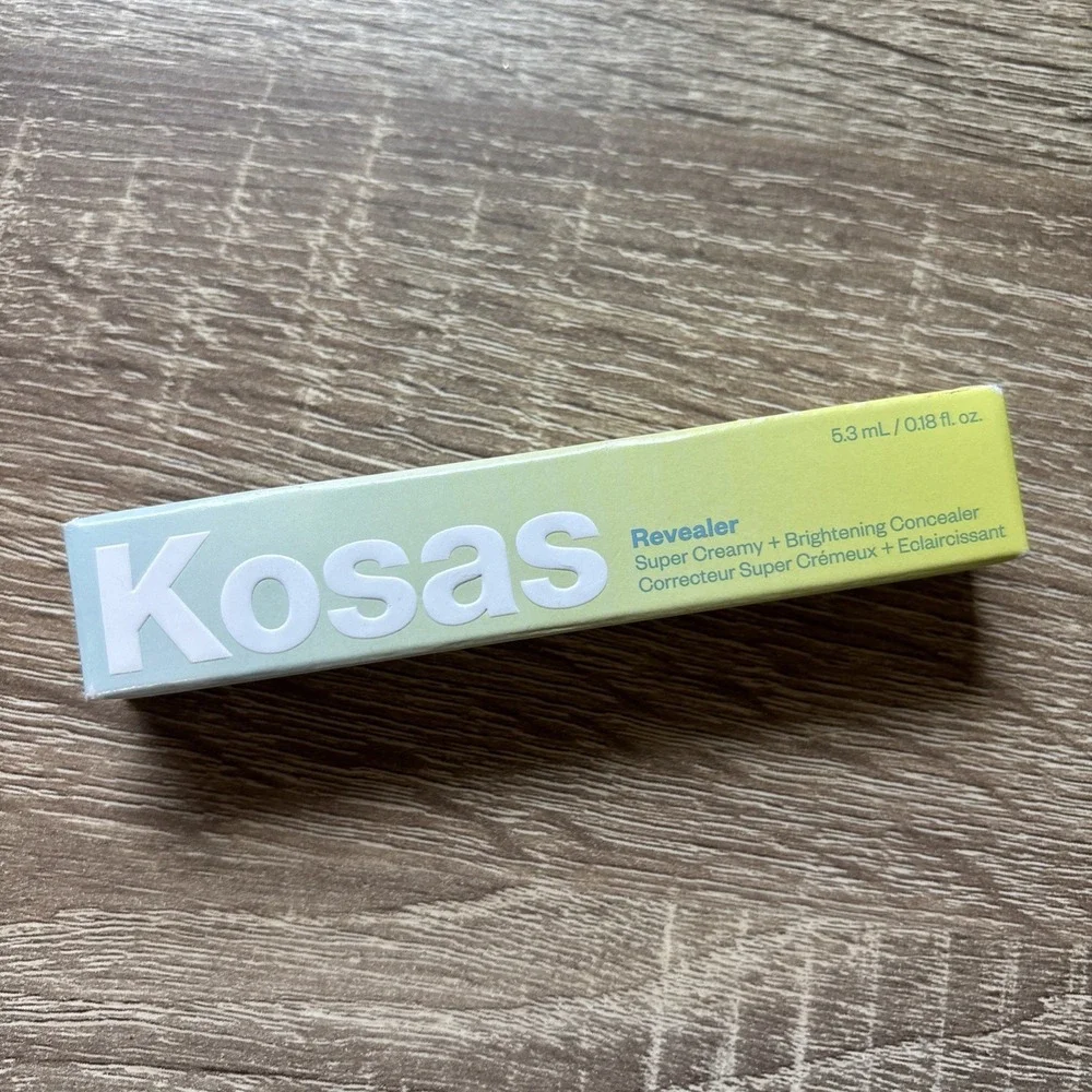 New Kosas 08w Medium Deep With Golden Revealer Concealer, Creamy + Brightening